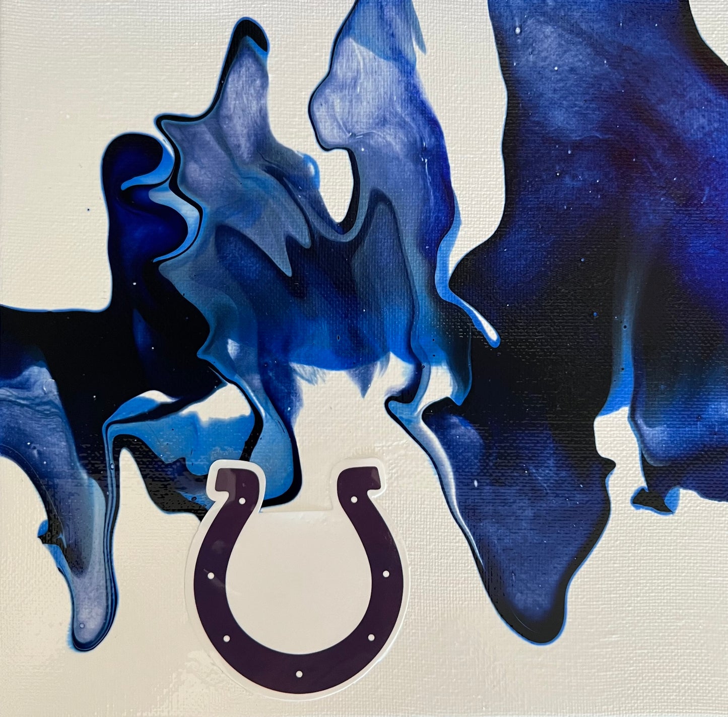 Indianapolis Colts abstract painting art NFL football